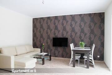 Фото номера Апартаменты с 1 спальней и балконом Апарт-отели Apartamenty Katowice г. Бытом 3