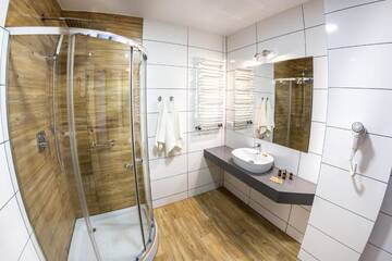 Фото номера Стандартный двухместный номер с 1 кроватью Отель Seven Hotel Bytom - Katowice г. Бытом 11