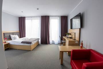 Фото номера Стандартный одноместный номер Отель Seven Hotel Bytom - Katowice г. Бытом 5